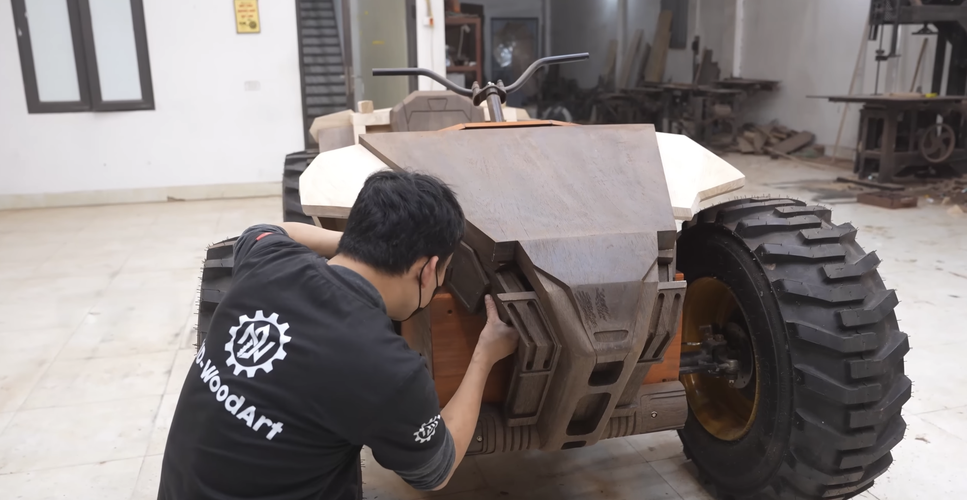 Hoạ tiết trang trí trên xe địa hình