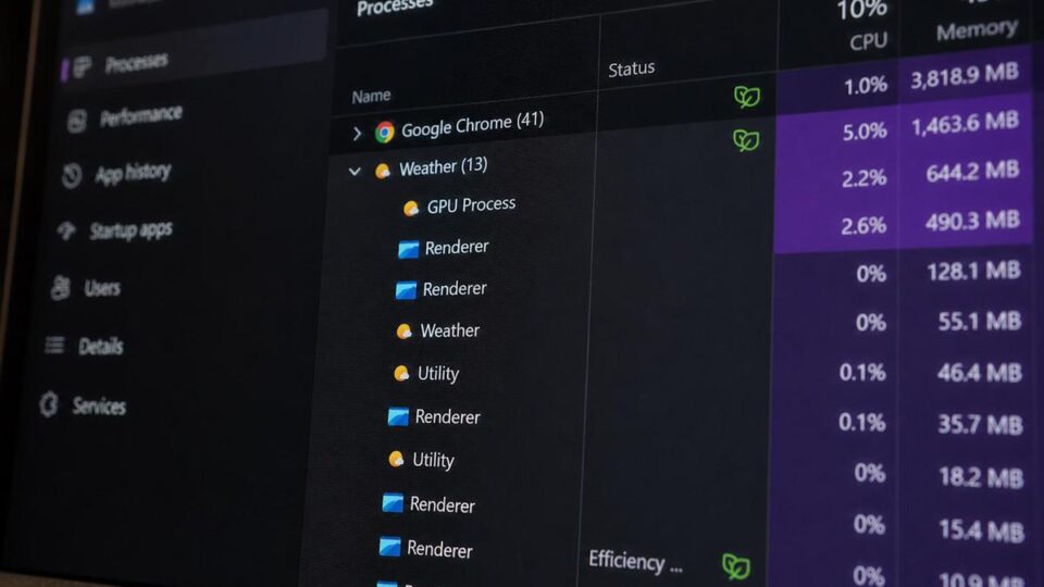 Ứng Dụng Thời Tiết Trên Windows 11 Có Thể Làm Ngốn Đến 20% RAM Của Máy Tính