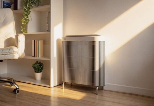LG PuriCare WallFit: Máy lọc không khí siêu mỏng đặt sát tường, tích hợp AI tự học