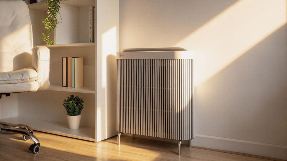 LG PuriCare WallFit: Máy lọc không khí siêu mỏng đặt sát tường, tích hợp AI tự học
