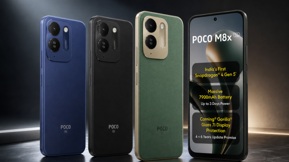 Poco M8x 5G: Pin khủng, chip Snapdragon 4 Gen 5 và những điểm đáng chú ý