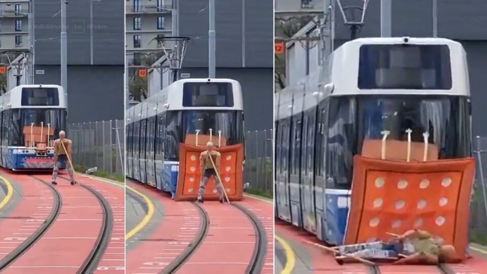 Zurich thử nghiệm túi khí gắn bên ngoài cho tàu điện nhằm tăng an toàn hành khách