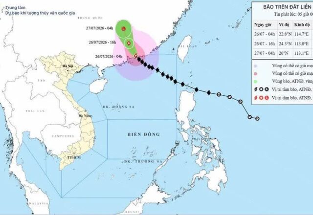 Cập Nhật Thời Tiết: Bão Số 2 Suy Yếu Nhưng Vẫn Cần Cẩn Trọng