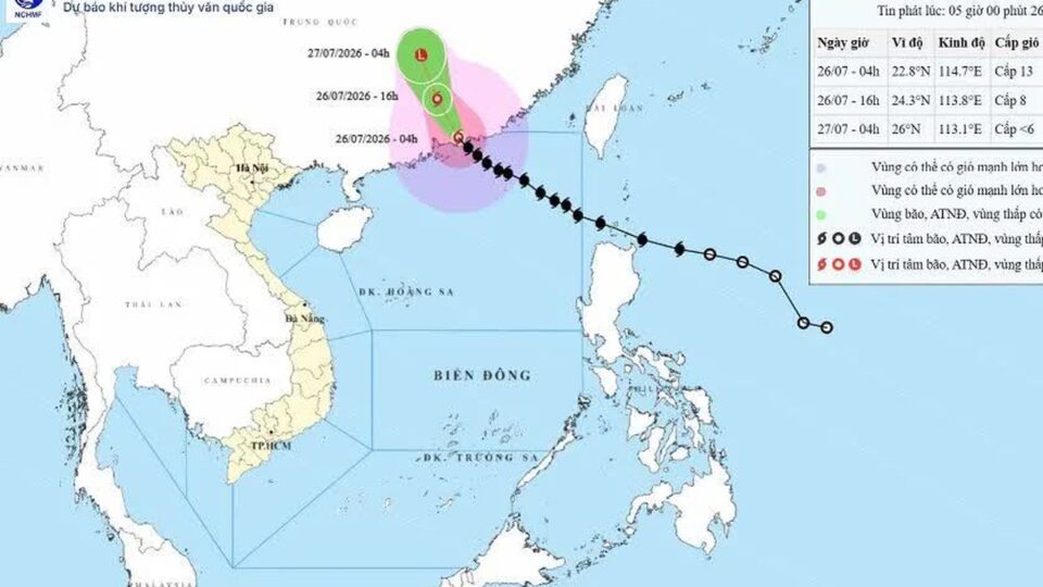 Cập Nhật Thời Tiết: Bão Số 2 Suy Yếu Nhưng Vẫn Cần Cẩn Trọng