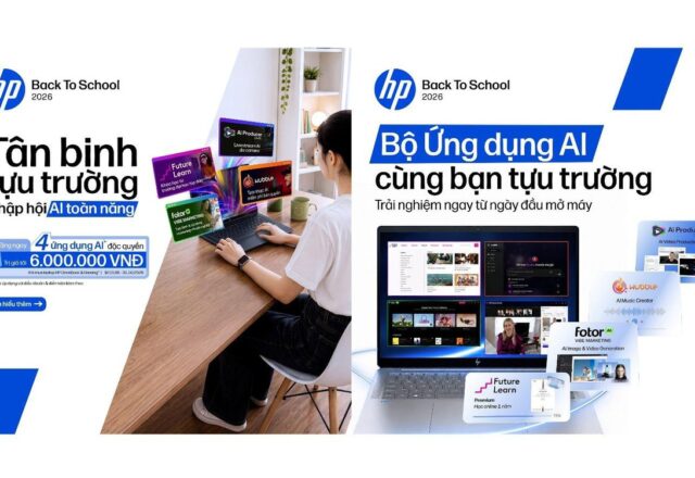 Ưu đãi AI của HP 2026: Nhận trọn bộ 4 ứng dụng AI khi mua OmniBook hoặc Gaming