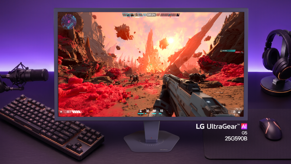 LG UltraGear 25G590B: Màn hình 1000Hz dành cho game thủ eSports