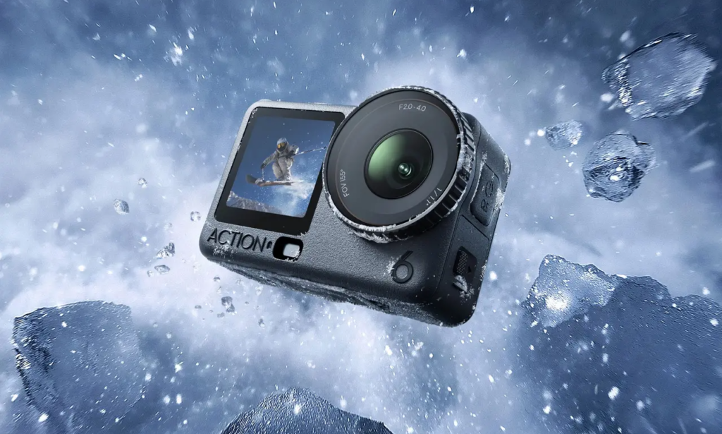 DJI Osmo Action 6: cảm biến 1/1.1 inch, khẩu độ thay đổi và quay 4K 120 fps