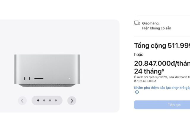 Mac Studio M5: vì sao cấu hình cao nhất đẩy giá đến nửa tỷ ở Việt Nam