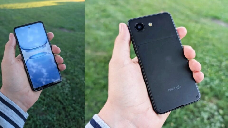 Enough Phone: smartphone Android siêu nhỏ, dễ sửa và có pin tháo rời