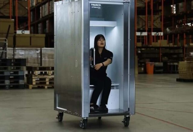 Do Hiemon Box — Buồng làm mát di động giúp giảm nguy cơ say nắng nơi làm việc