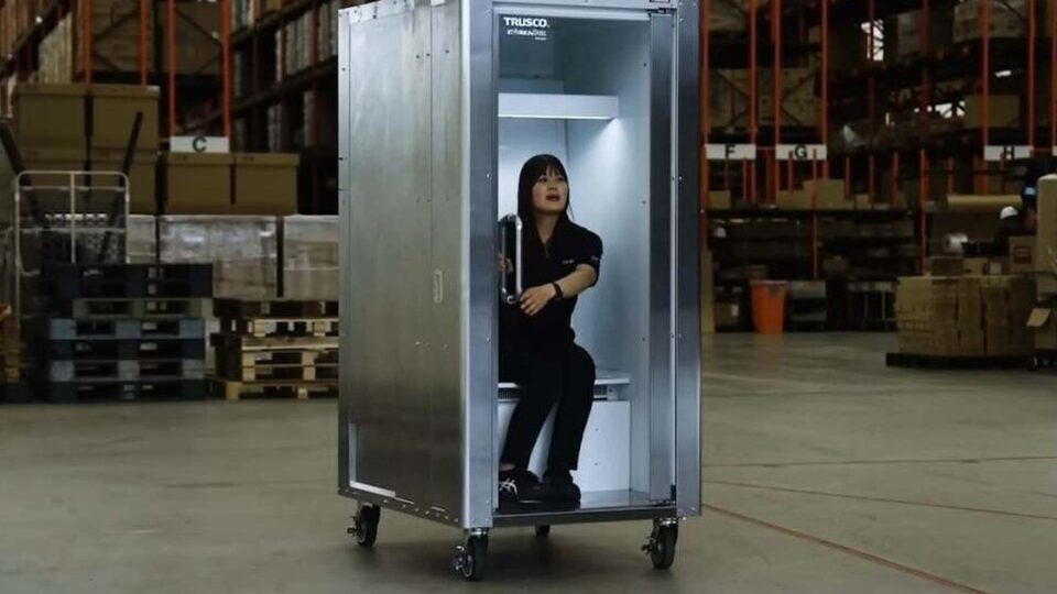 Do Hiemon Box — Buồng làm mát di động giúp giảm nguy cơ say nắng nơi làm việc