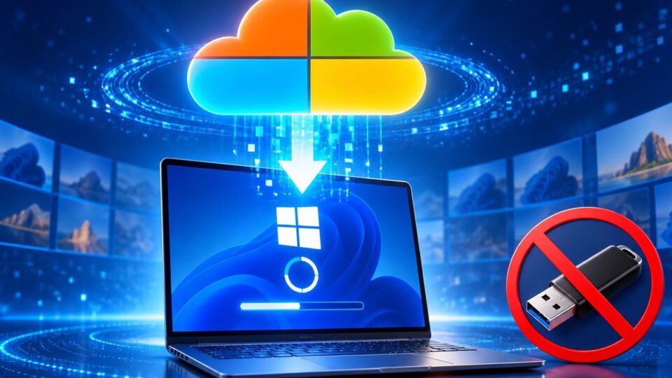Windows 11 có thể tự phục hồi từ đám mây: bước tiến cho việc sửa máy không cần USB