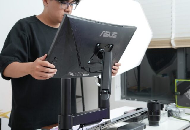 HyperWork P1 Single: Lựa chọn arm màn hình giá rẻ cho bàn làm việc nhỏ